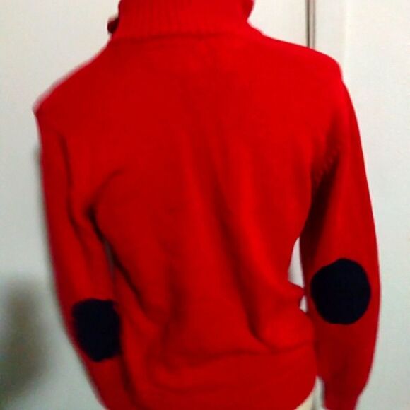 Tommy Hilfiger Red High Neck Sweater Size 12 -14 - Picture 2 of 5